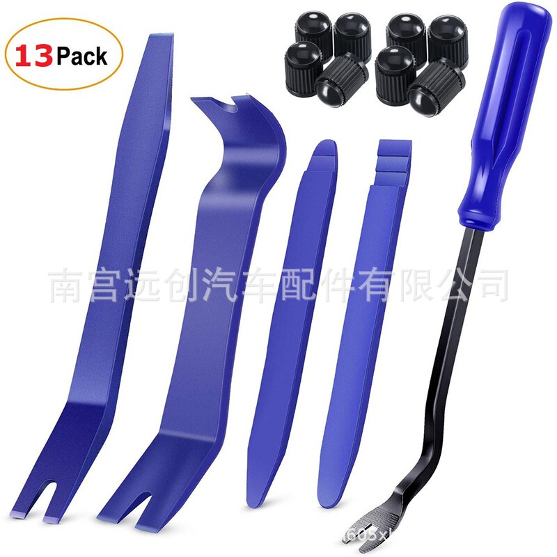 13PCs set car audio trim removal door clip panel audio dashboard 5-piece dustproof valve core cap 13PCs set car audio trim removal door clip panel audio dashboard 5-piece dustproof valve core cap
