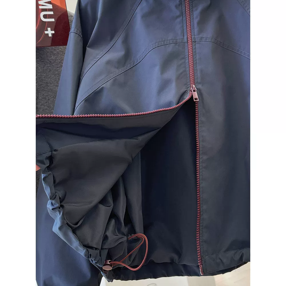Autumn thin jacket with hood, high-quality style, oversize
