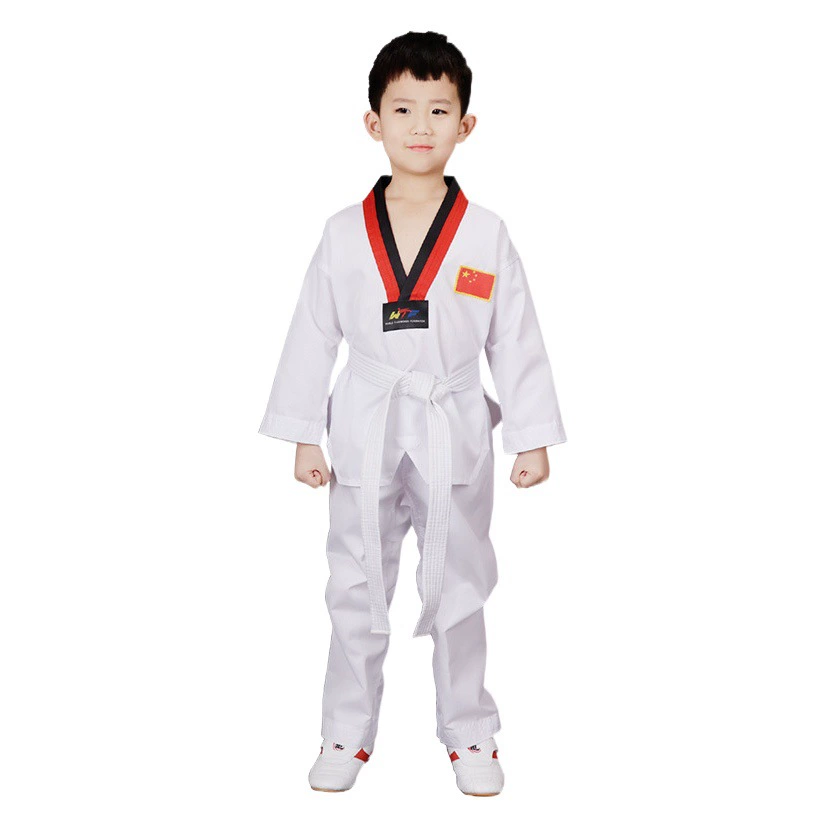 Одежда для тхэквондо на весну и лето оптом, детская одежда для взрослых с длинными и короткими рукавами, мужская и женская хлопковая тренировочная одежда для студентов колледжей