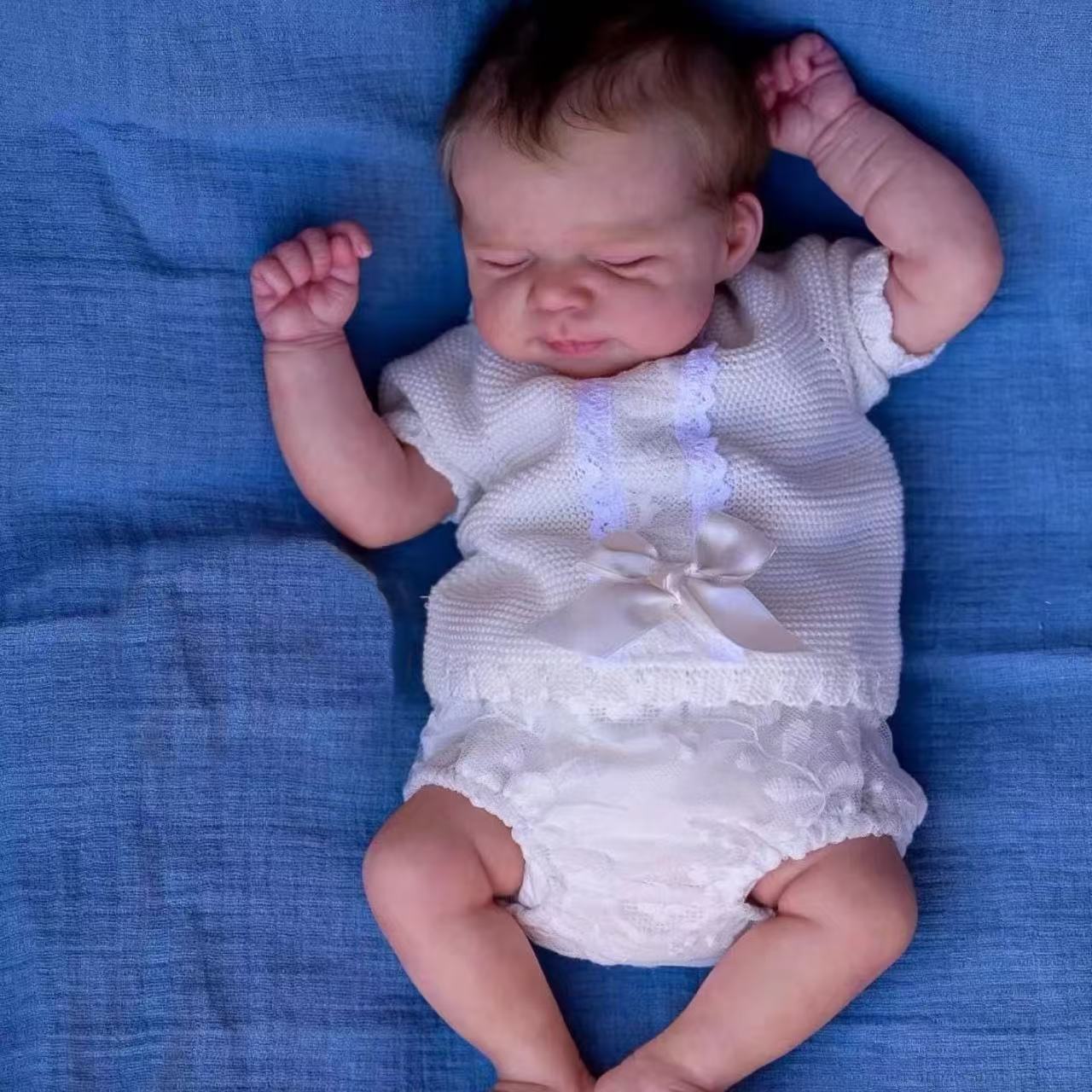 19 pulgadas pascale renacimiento bebé muñeca de simulación muñeca recién nacida suministro transfronterizo de una pieza