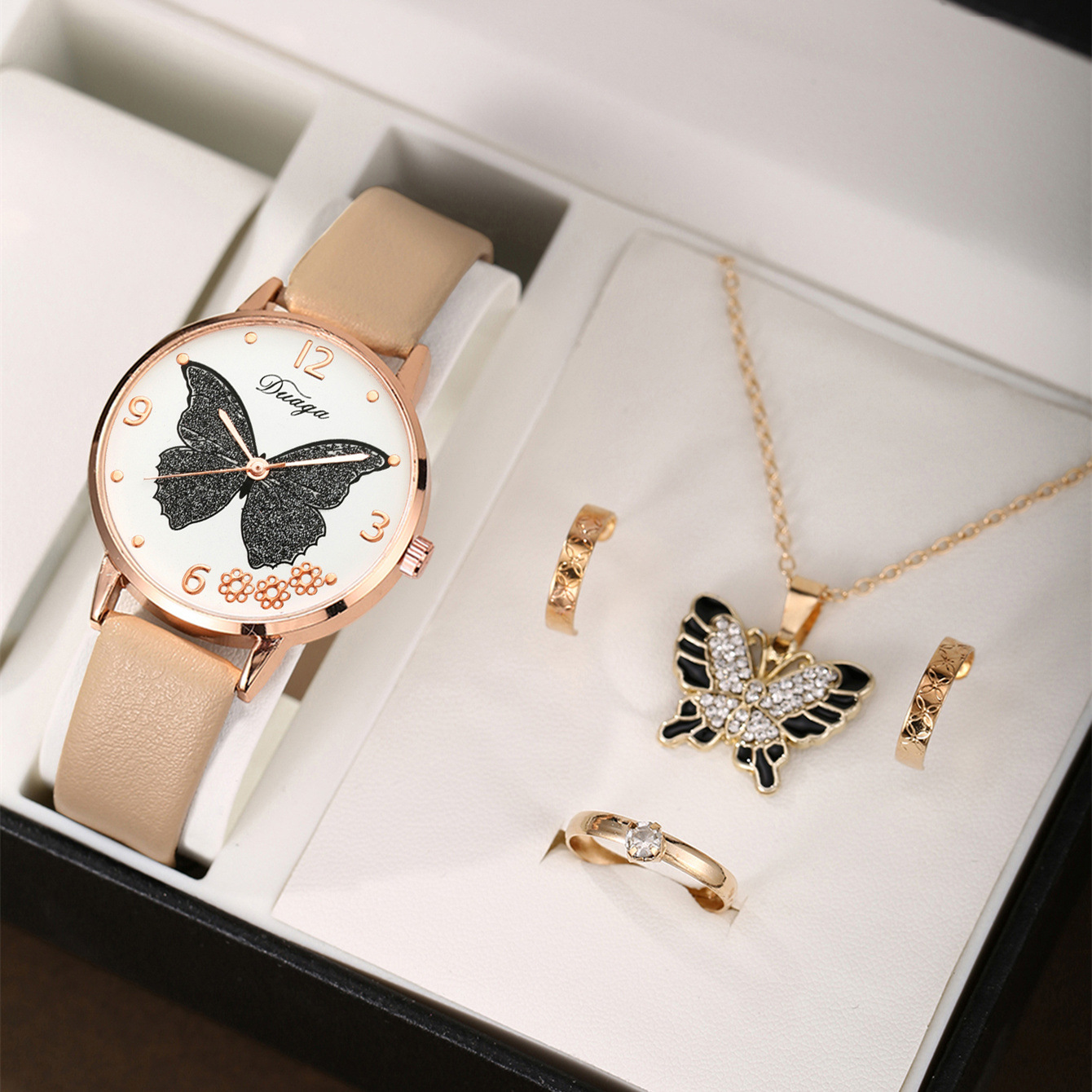 4¼þÌ׺Úɫºûµûµõ׹Ê×ÊÎÌ×װ£¨FD009¿¨Æäɫ¹â°åƤ£© (1)