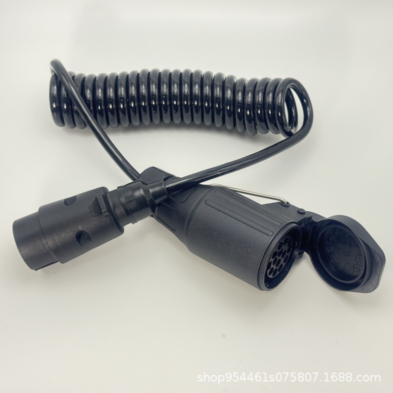 7-core to 13-core trailer connection line 12V trailer spring line RV European wiring harness trailer extension line 2M