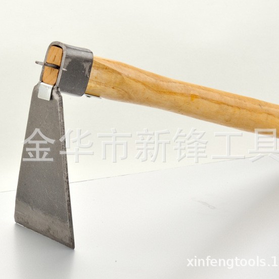 厂家供应碳钢材质木柄小锄全长36cm可定牌