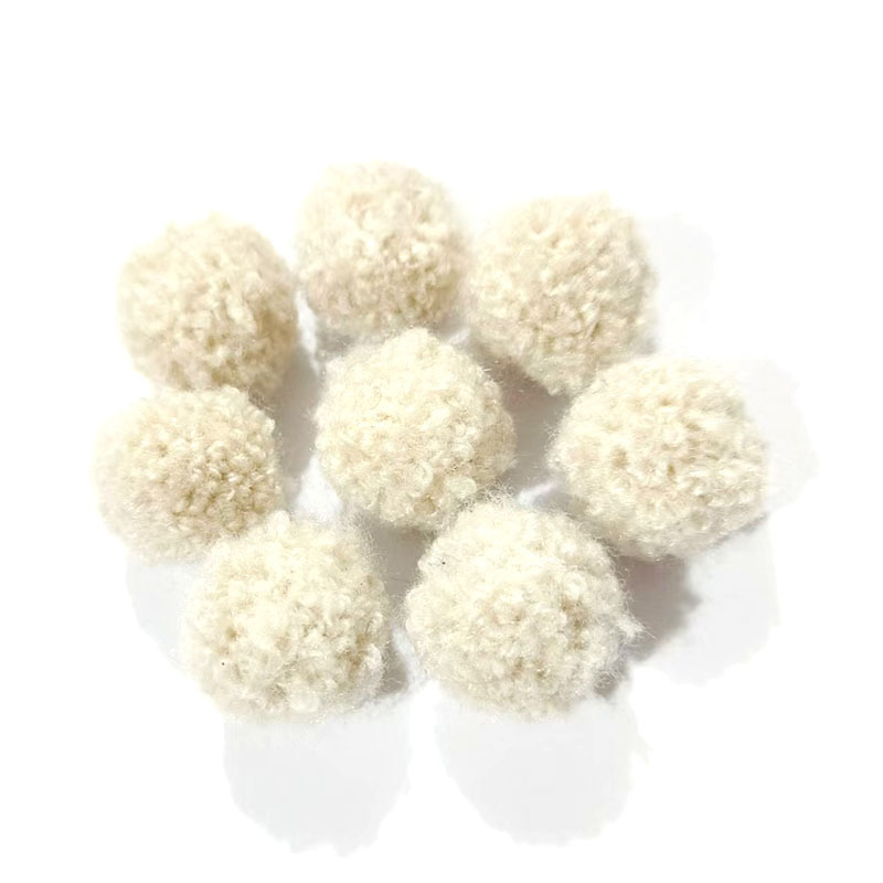5호 오프화이트*2cm 테디볼