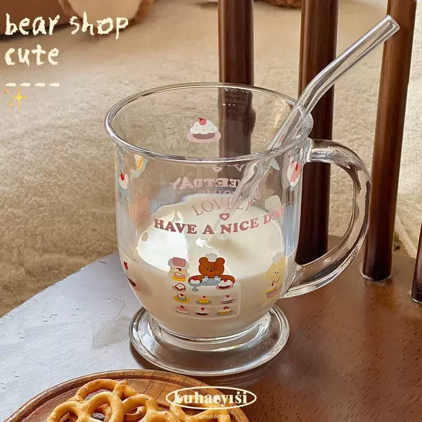 Cute bear handle cup