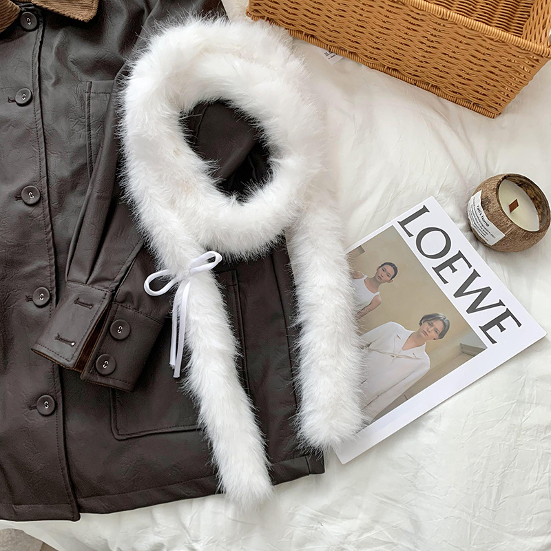 Bufandas femeninas de imitación de cabello de cabello