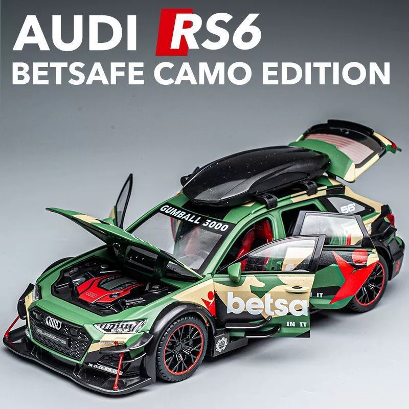Audi, металлическая игрушка, модель автомобиля, гоночная машина для мальчиков, подарок на день рождения