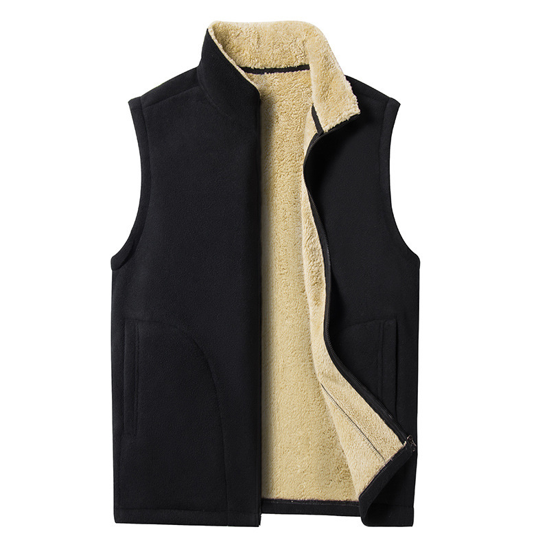 Wholesale autumn and winter new men's vest fleece-lined leisure waistcoat cross-border plus size vest men's warm vest men's vest Wholesale autumn and winter new men's vest fleece-lined leisure waistcoat cross-border plus size vest men's warm vest men's vest