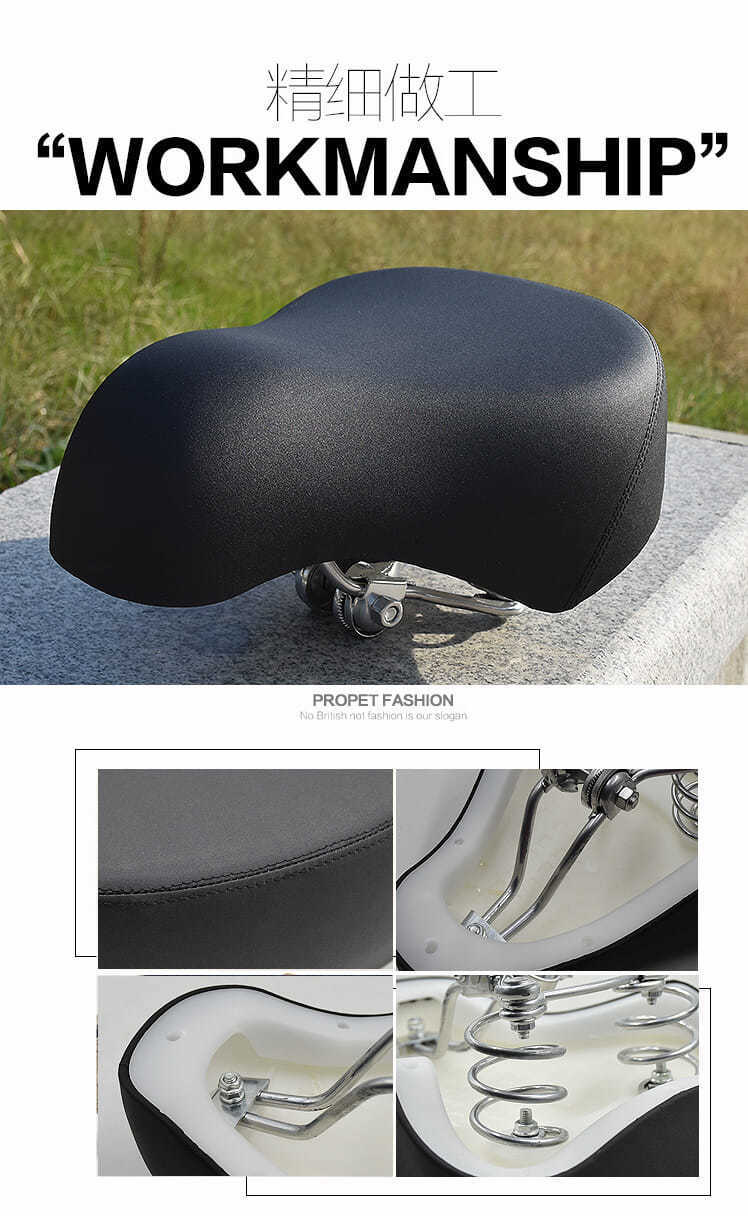 Electric car bicycle seat thickened cushion super soft battery car saddle extra large universal seat cushion accessories
