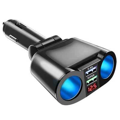 Car mobile phone charger Bluetooth Mobil şarj cihazları - super-fast-charge-without-bluetooth-with-packing-box