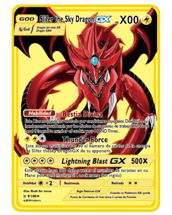 Una gran cantidad de puntos Pokémon tarjeta de metal Pokémon Pokémon tarjeta de metal inglesa