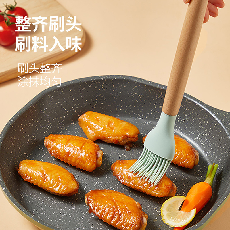 炊大皇正品硅膠鏟勺廚具九件套不粘鍋鍋鏟湯勺套裝組合 特價(jià)清倉