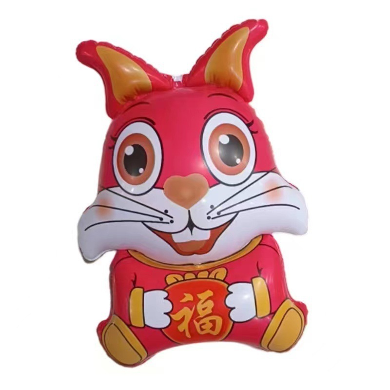 빛나는 풍선 토끼 색상 랜덤