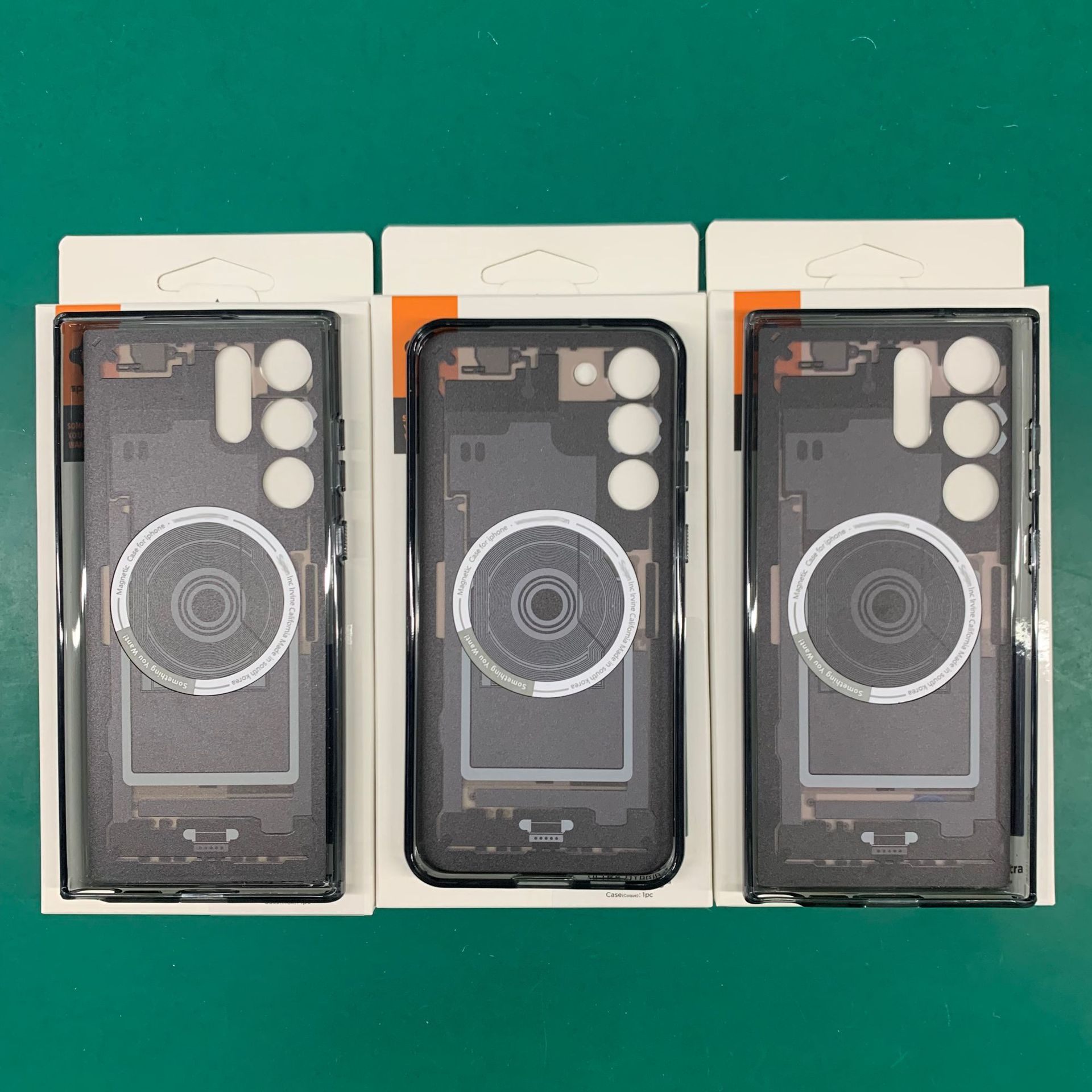 Spigen para Samsung S23 + agujero fino caja del teléfono magnético S23Ultra/placa de circuito MagSafe protección