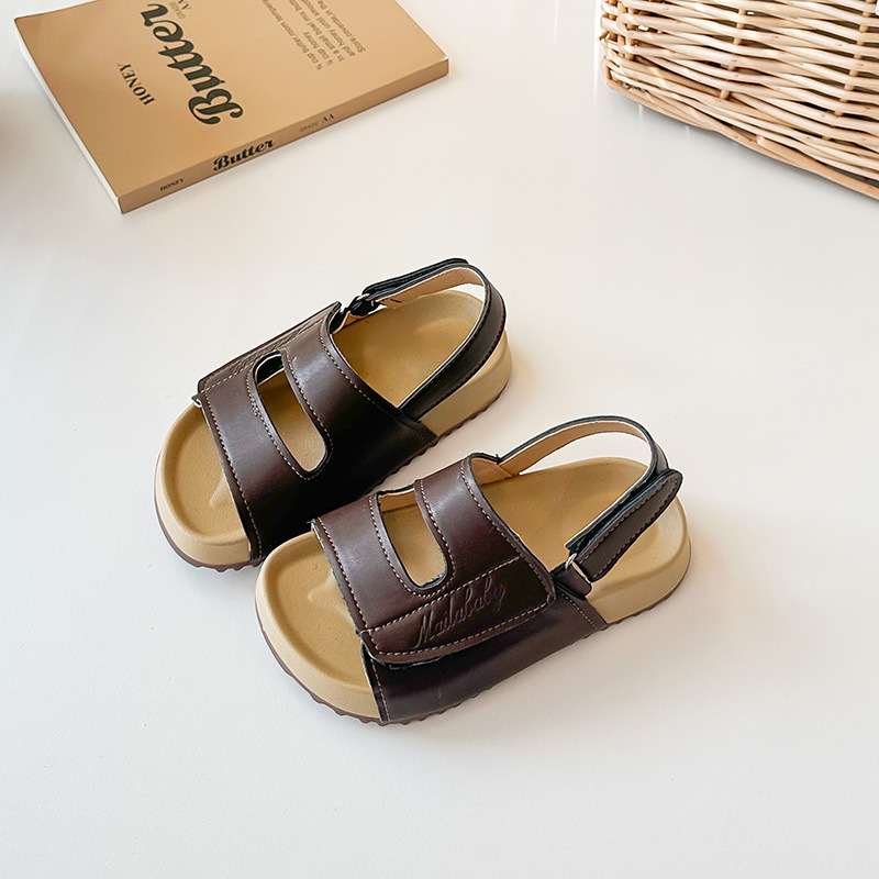 Lässige Sandalen mit Klettverschluss für Mädchen und Kinder, Sommer-Strandschuhe für Jungen, vielseitige Sportsandalen für formelle und legere Anlässe_voghion.com