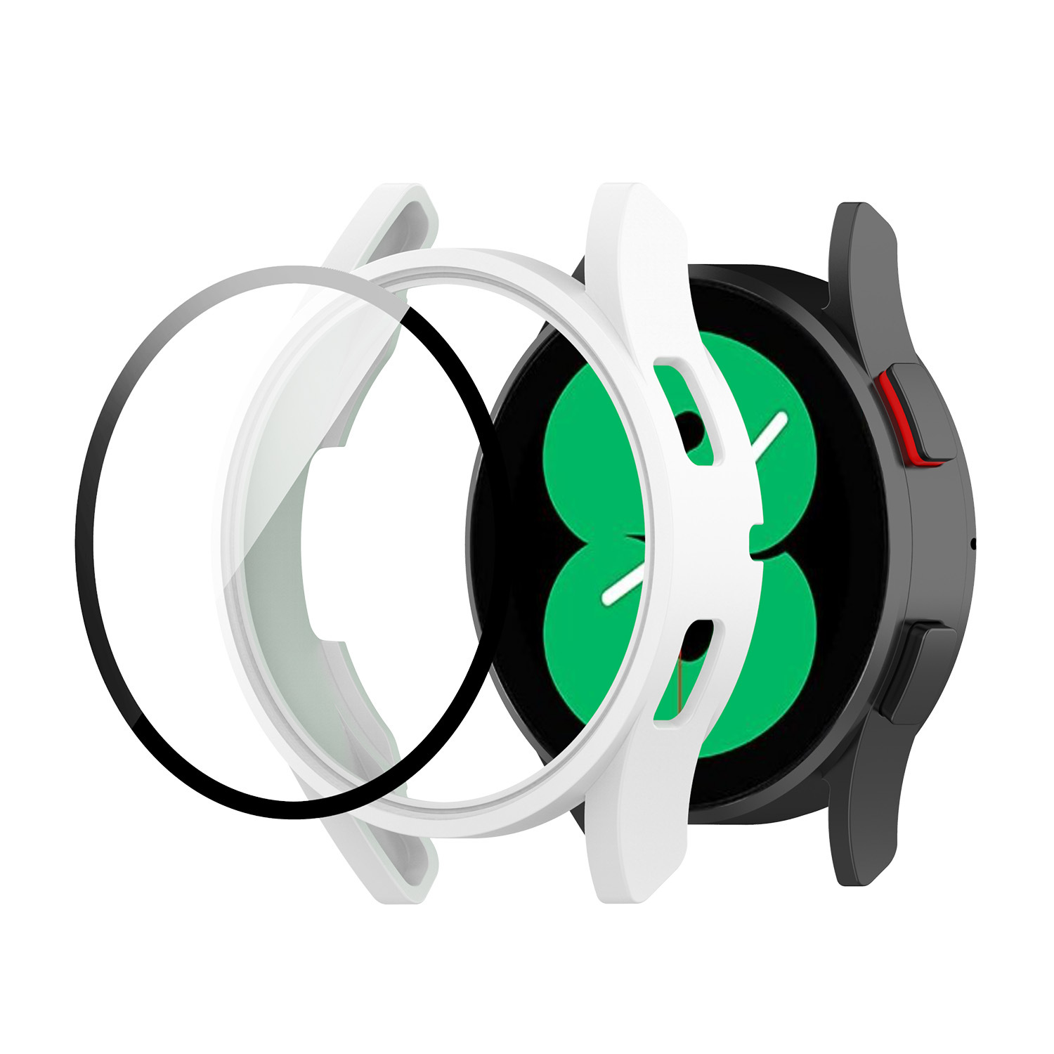 Applicable to Samsung galaxy watch FE integrated case R861 watch tempered film protective case undefined