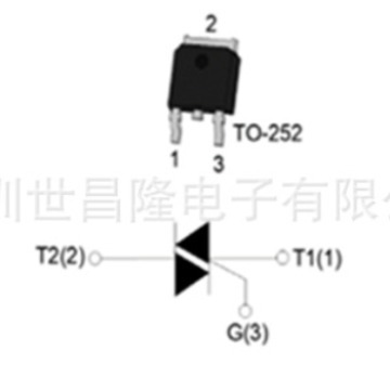 T0610H-6K捷捷微高结温双向可控硅 6A    600V   TO -252