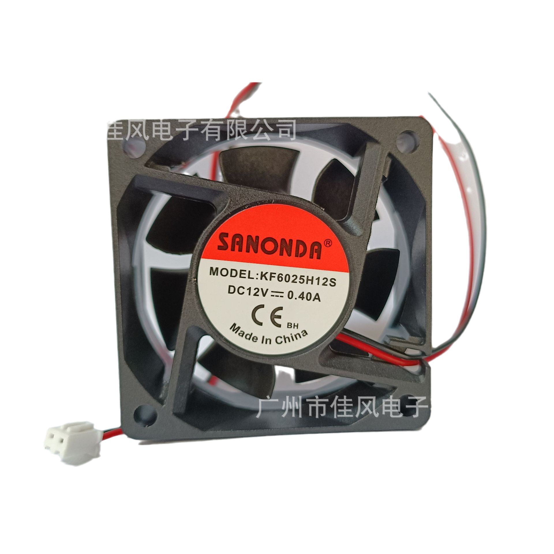 工厂批发6025直流散热风扇 DC12V 0.4A KF6025H12S  机箱风扇