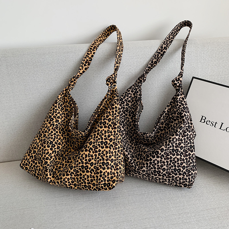 Γυναικεία κομψή τσάντα cavas με λεοπάρ σταυρό και σταυρό, μεγάλης χωρητικότητας, μονό ώμο, με κομψή γραμμή, του 2024_voghion.com