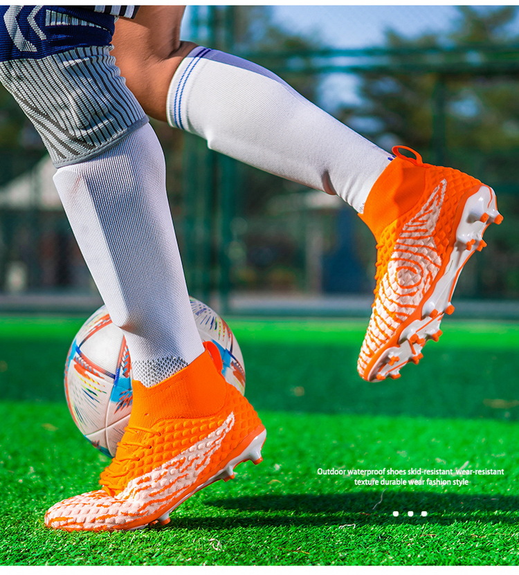 large-size High-top Football With Spikes For Adults, Men, Women, Students, And Older Children, Artificial_vogvips.com