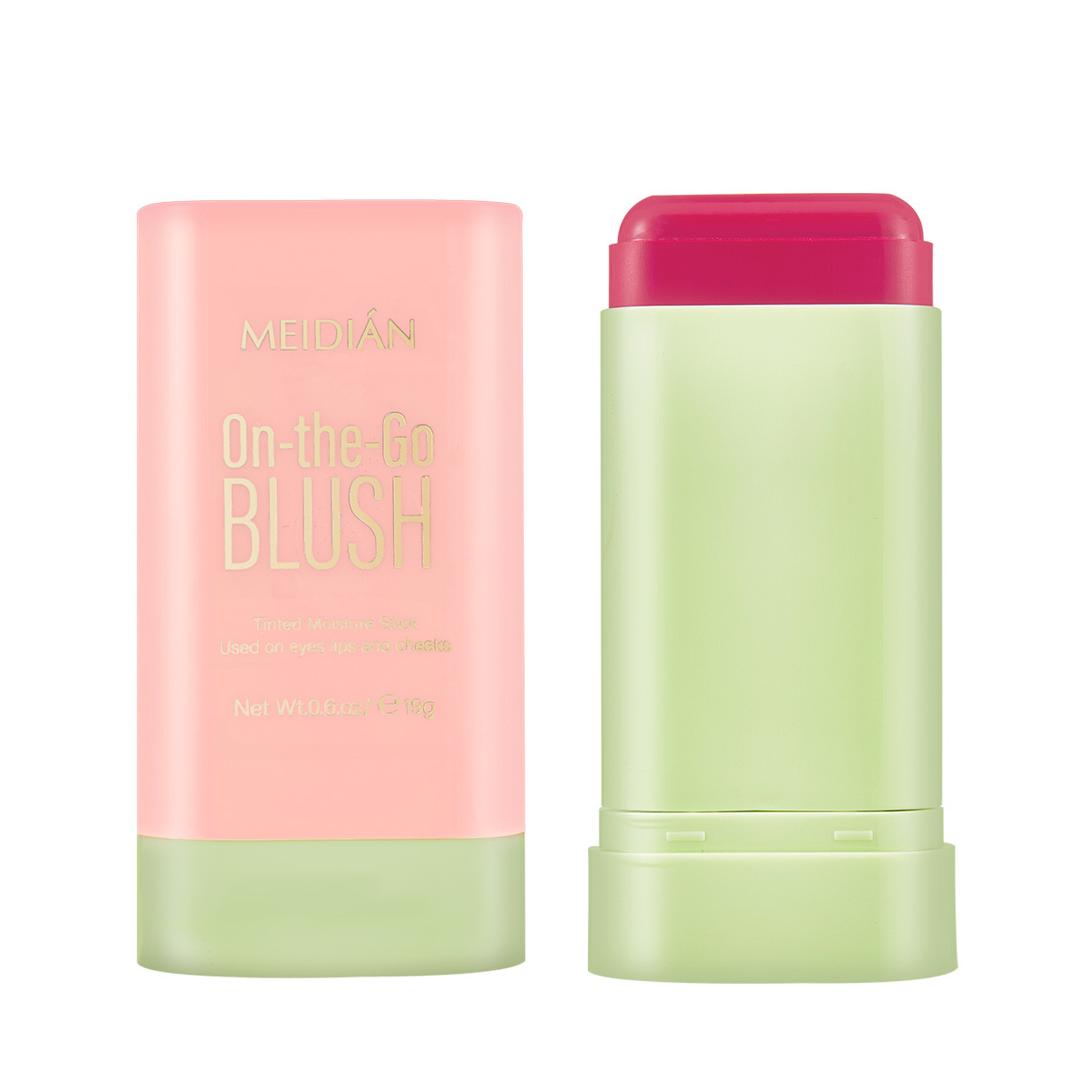 [Comercio exterior exclusivo] Punto encantador Blush stick maquillaje desnudo natural reparación brillo y halagador Rouge Blush al por mayor 19G