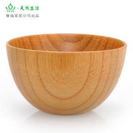 yfjy日式料理木碗餐具复古日式拉面碗家用现货防烫早餐碗家用批发