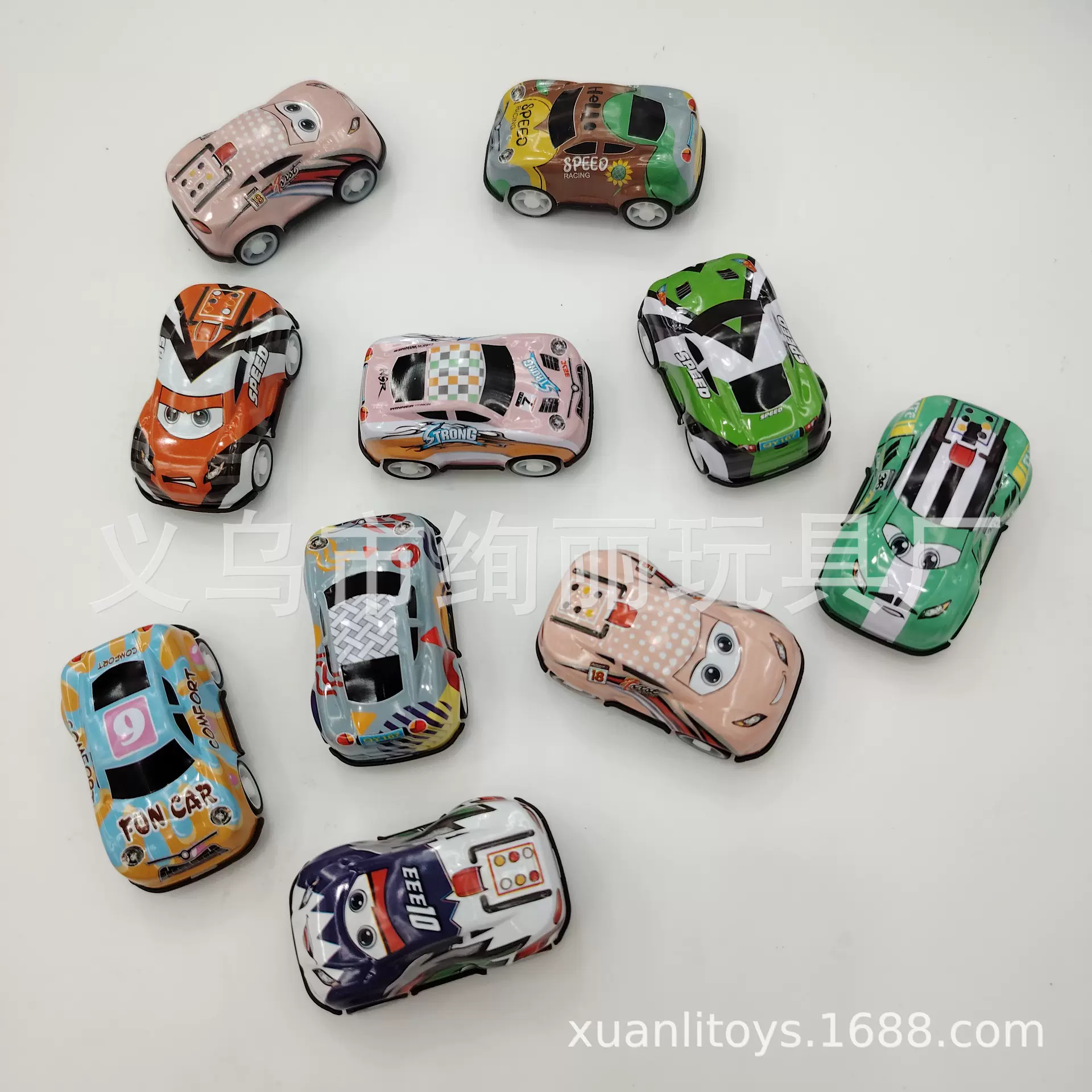 迷你回力车 儿童小汽车模型  礼品小玩具批发  外贸跨境玩具