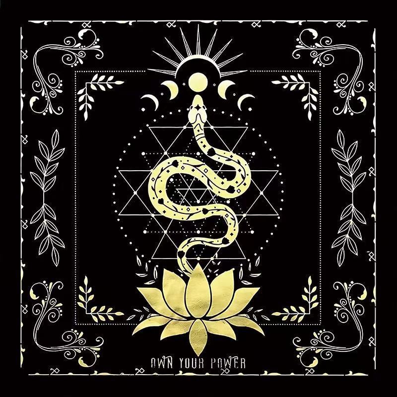 新品生命之树彩色塔罗牌桌 推牌布塔罗布tarot cloth桌布茶几装饰|undefined