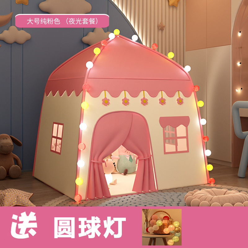 Nuevas tiendas de campaña para niños princesas interiores niñas caseras dormitorios juegos casa de bebés castillo casa pequeña cama cama separada