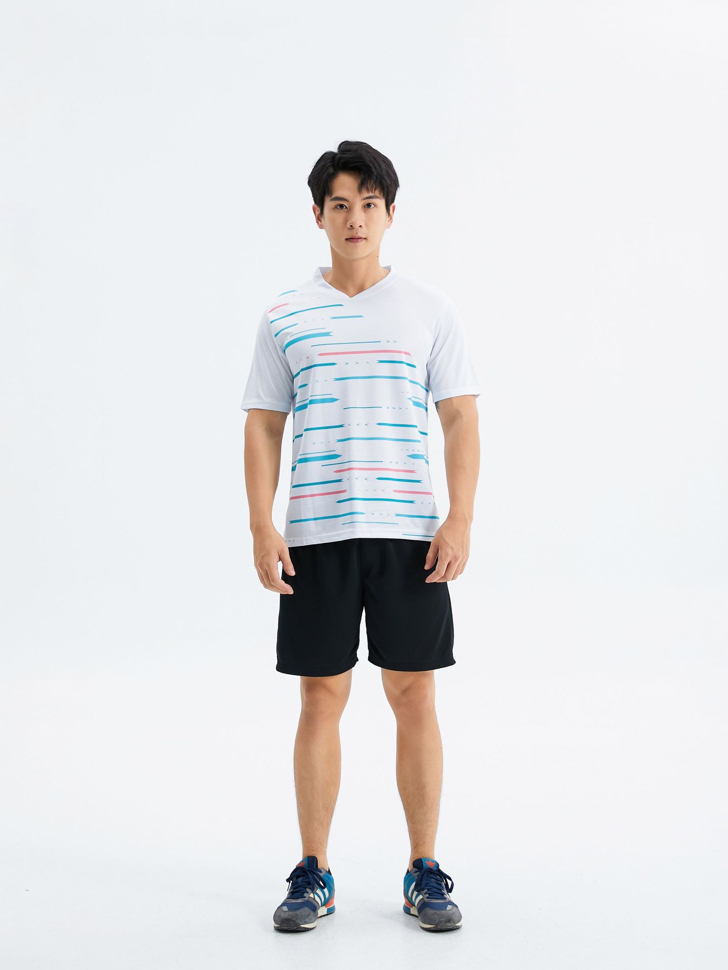 Nuevos productos secos rápidos y transpirables de mesa bádminton set hombres y mujeres de verano de manga corta competencia uniforme deportivo de impresión uniforme de pelota
