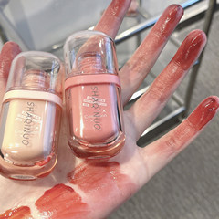 彩妝莎琪諾粉彈迷色唇釉 水光鏡面顯色滋潤保濕嘟嘟唇學生黨口紅