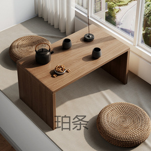 Bay Window Small Table Light Luxury Style Simple Creative Tatami Coffee Table Tea Table Storage Table Low Table Small Book on Bed