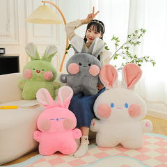 新商品の震える音の同じタイプのブツブツウサギのぬいぐるみのぬいぐるみのかわいいネットの赤い天使のブツブツウサギのぬいぐるみのバッチ