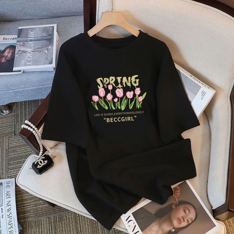 Ropa exterior guapo que adelgaza la camiseta de manga corta de seda de hielo frío de la pareja hombres y mujeres de la misma camiseta casual moda masculina a juego