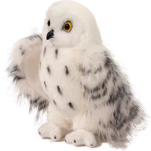 AliExpress Best Selling Snow White Simulation Animal Doll Cute Snow Owl Plush Owl Doll Children's Soft Pillow