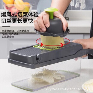 加厚多功能切菜神器家用刨丝切丁切丝商用土豆丝切片机器刨丝神器-阿里巴巴