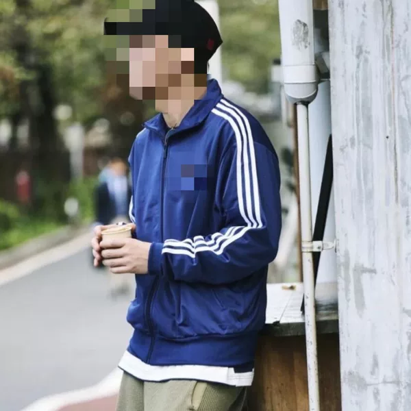 Embroidered Logo Jacket for Men and Women, 2025 Spring and Autumn Classic Striped Stand Collar Navy Retro Jacket