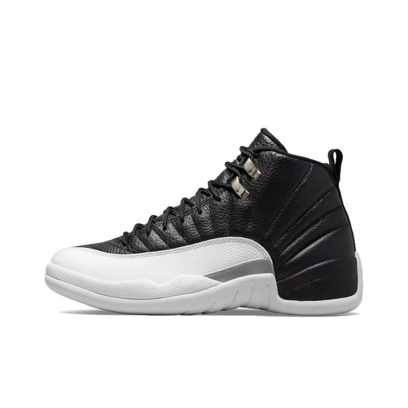 Comercio exterior Putian transfronterizo aj12 Chicago toro negro y blanco Gama azul negro y púrpura azul real Joe 12 zapatillas de baloncesto para hombres y mujeres