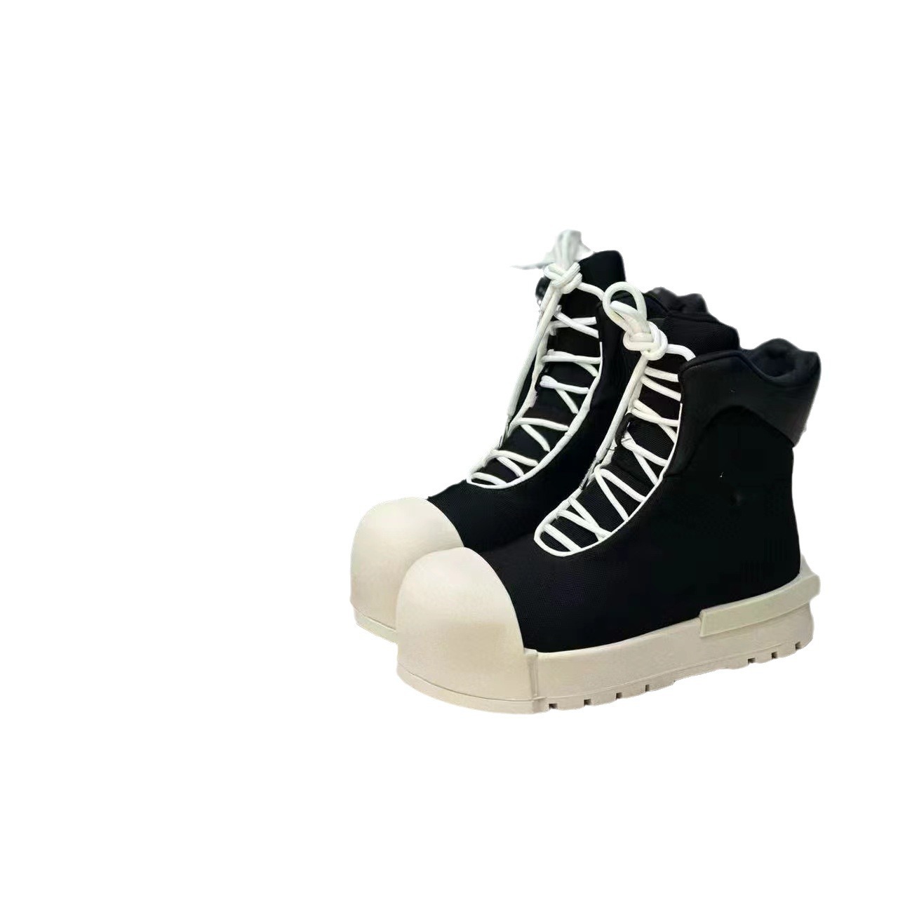 Scarpe da ginnastica alte con suola spessa e testa grande brutte 2024 nuovi stivali alti e corti da uomo e da donna, scarpe sportive casual_voghion.com