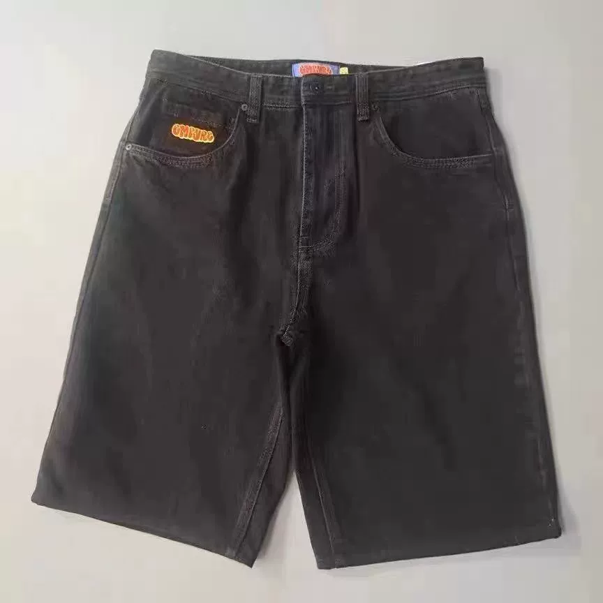 Blue jeans hip-hop style, oversize