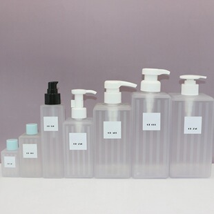 Customize 40 100 150250   500 600750 Ml Square Bottle Small Section Petg High Permeability Lotion Bottle Empty Bottle