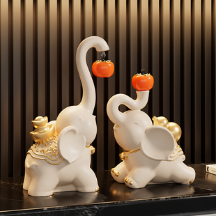 module persimmon ruyi ornaments light luxury living room TV cabinet wine cabinet decoration housewarming new home gift