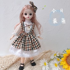 30cm Doll Princess Costume Change 23 Joints 3D Real Eyes 6 Points BJD Doll Girl Dress-Up Toy Gift