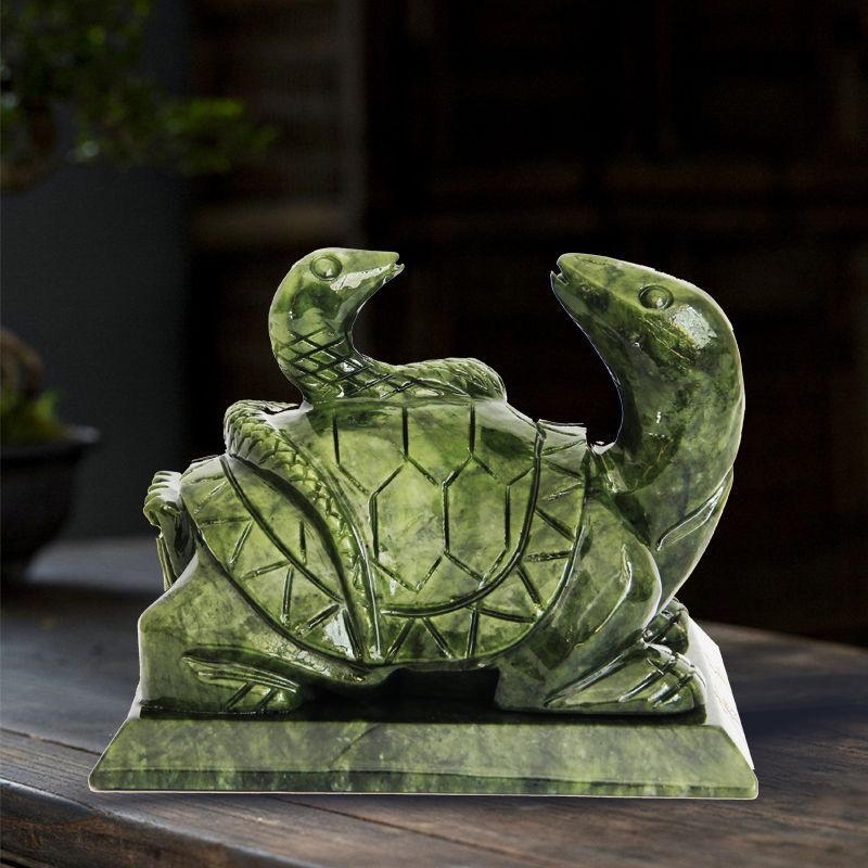 南玉玉石玄武风水工艺品摆件 家居办公商铺工艺品摆件 厂家直销