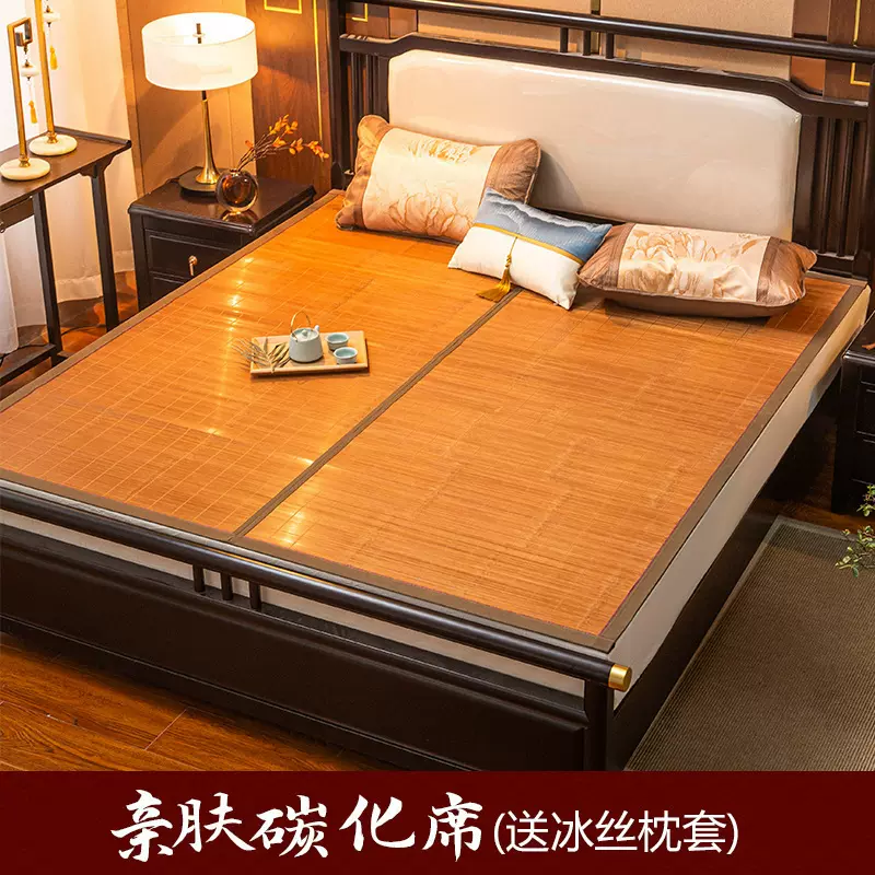 新款夏季学生凉席宿舍上下铺单人床竹凉席双面竹席地摊凉席子批发