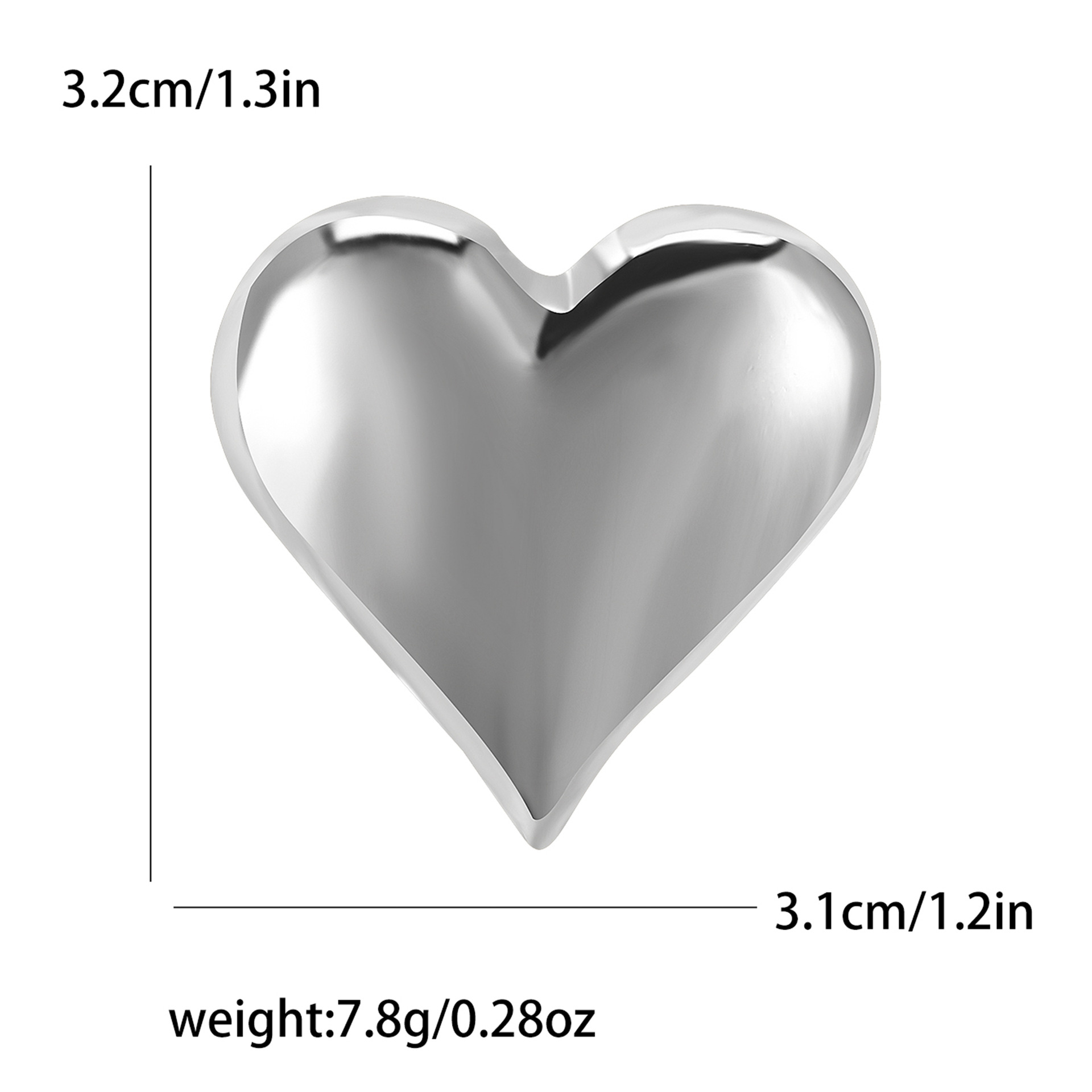 Brooches Classification Simple Style Classic Style Pin Heart Shape Alloy Women's Brooches