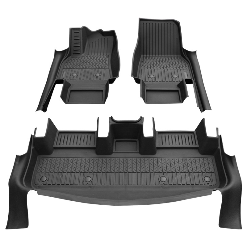 Tianxirui es adecuado para alfombrillas impermeables y antideslizantes modificadas para Tesla Model Y3, alfombrillas moldeadas por inyección de TPE 5D hechas a medida.
