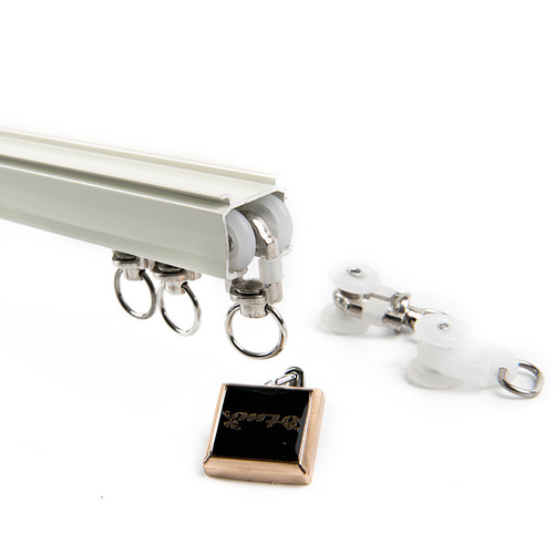 OD59 wholesale Beijing curtain track slide door installation electric track balcony track silent curtain rod side