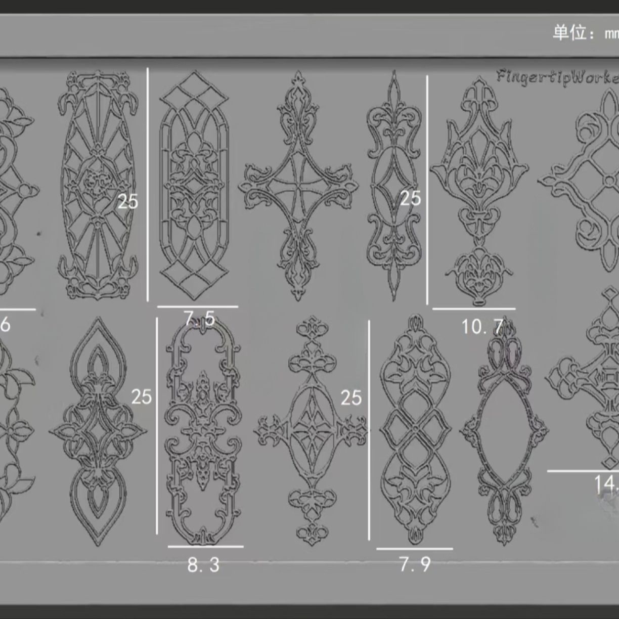 Molde de manicura amor arco en relieve flor ornamentos molde abrasivo alta permeabilidad estereoscópica DIY decoración molde de silicona