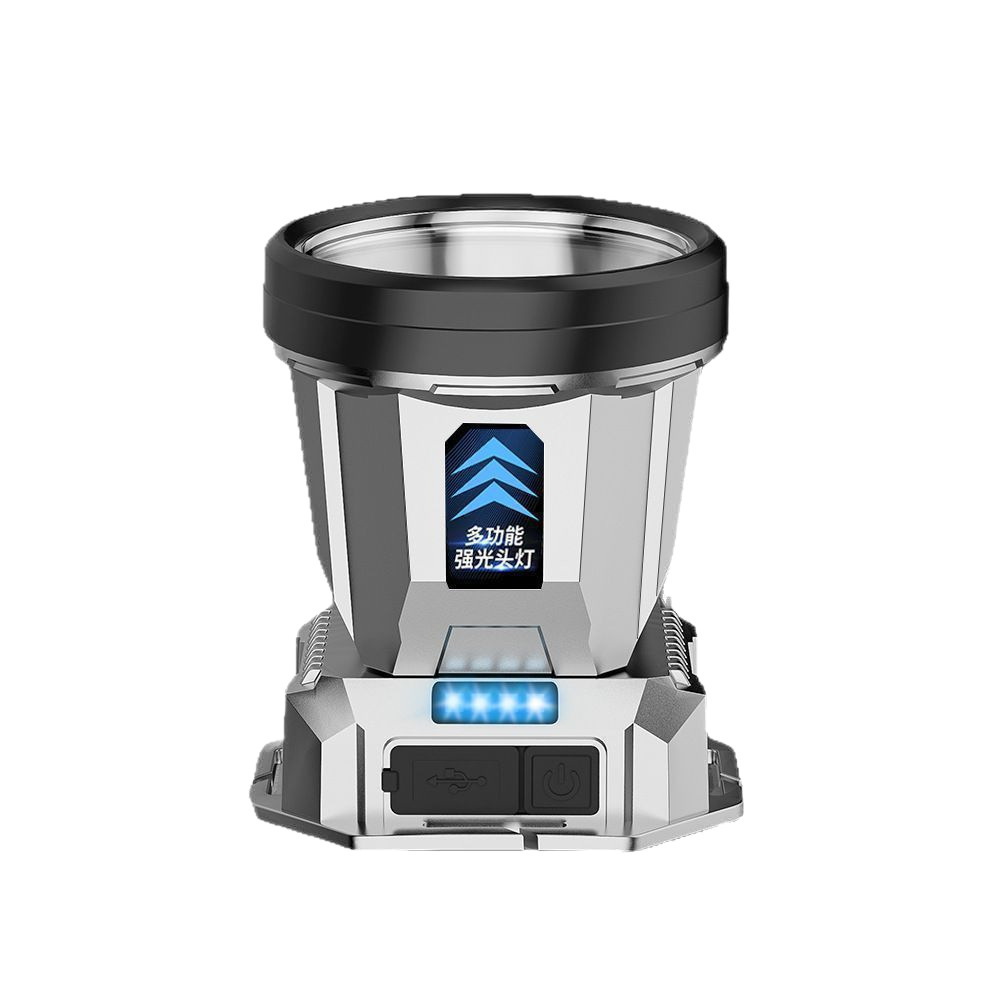 Luz fuerte y larga duración del faro LED nuevo tipo de cabeza al aire libre recargable lámpara de pesca nocturna luz de minería luz de emergencia ultra brillante